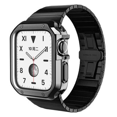 Stainless Steel Band With Case Black / 38mm, 40mm, 41mm
