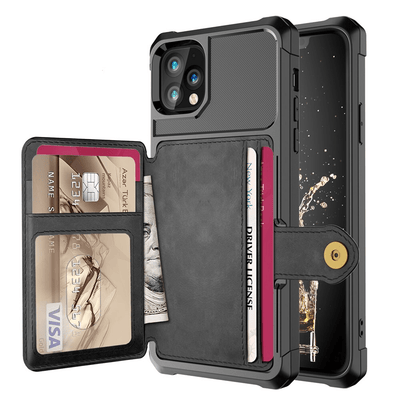 Magnetic Leather Phone Wallet Case